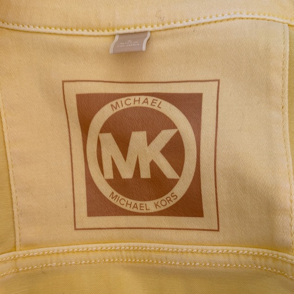 Michael Kors Sunny Yellow Jean Jacket - Picture 4 of 4